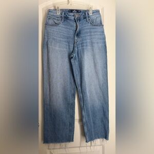 Hollister Blue Ultra High-Rise Dad Jeans vintage stretch 4R w27R casual boho